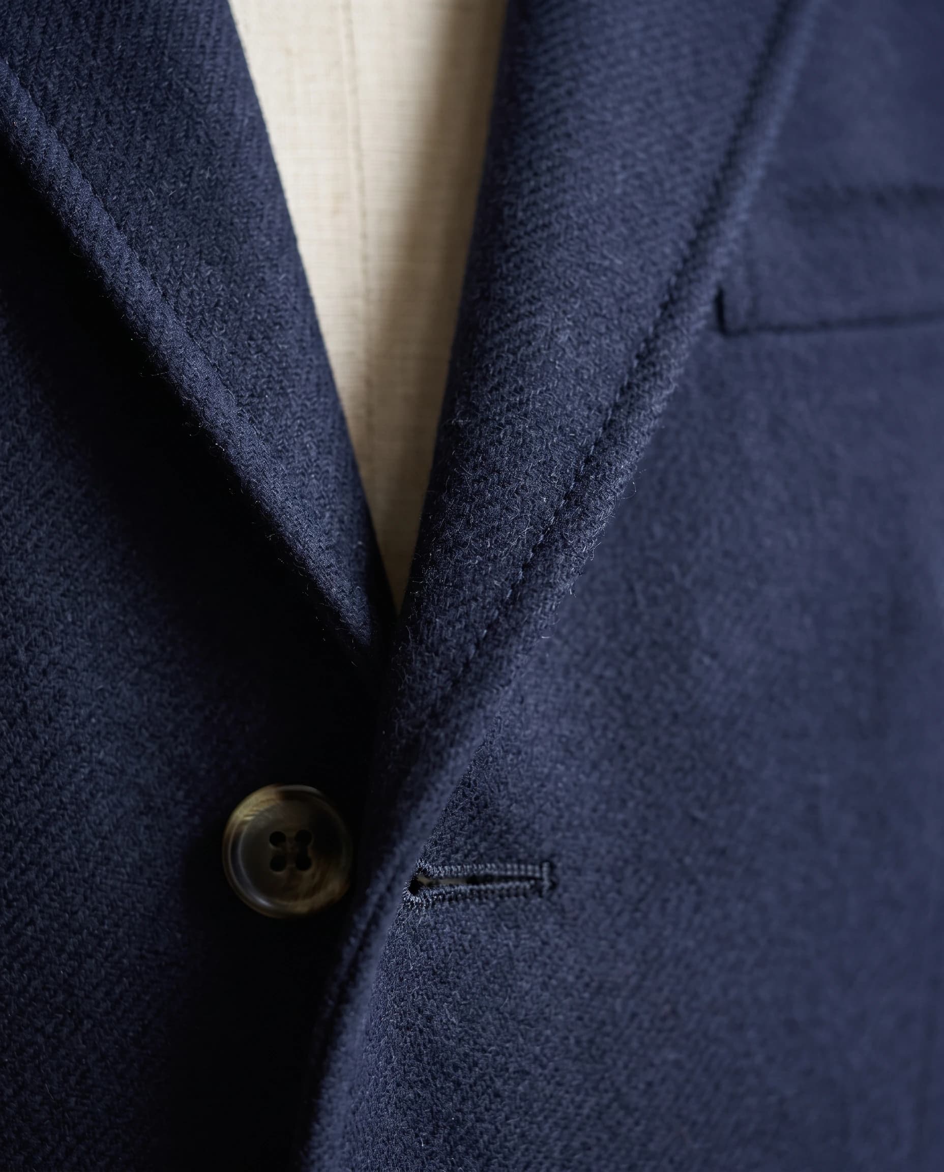 Midnight Navy Structured Blazer, finished garment, photo 3